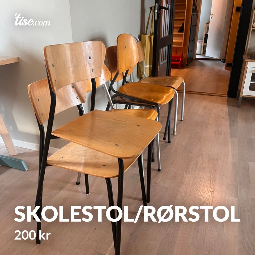 Skolestol/rørstol