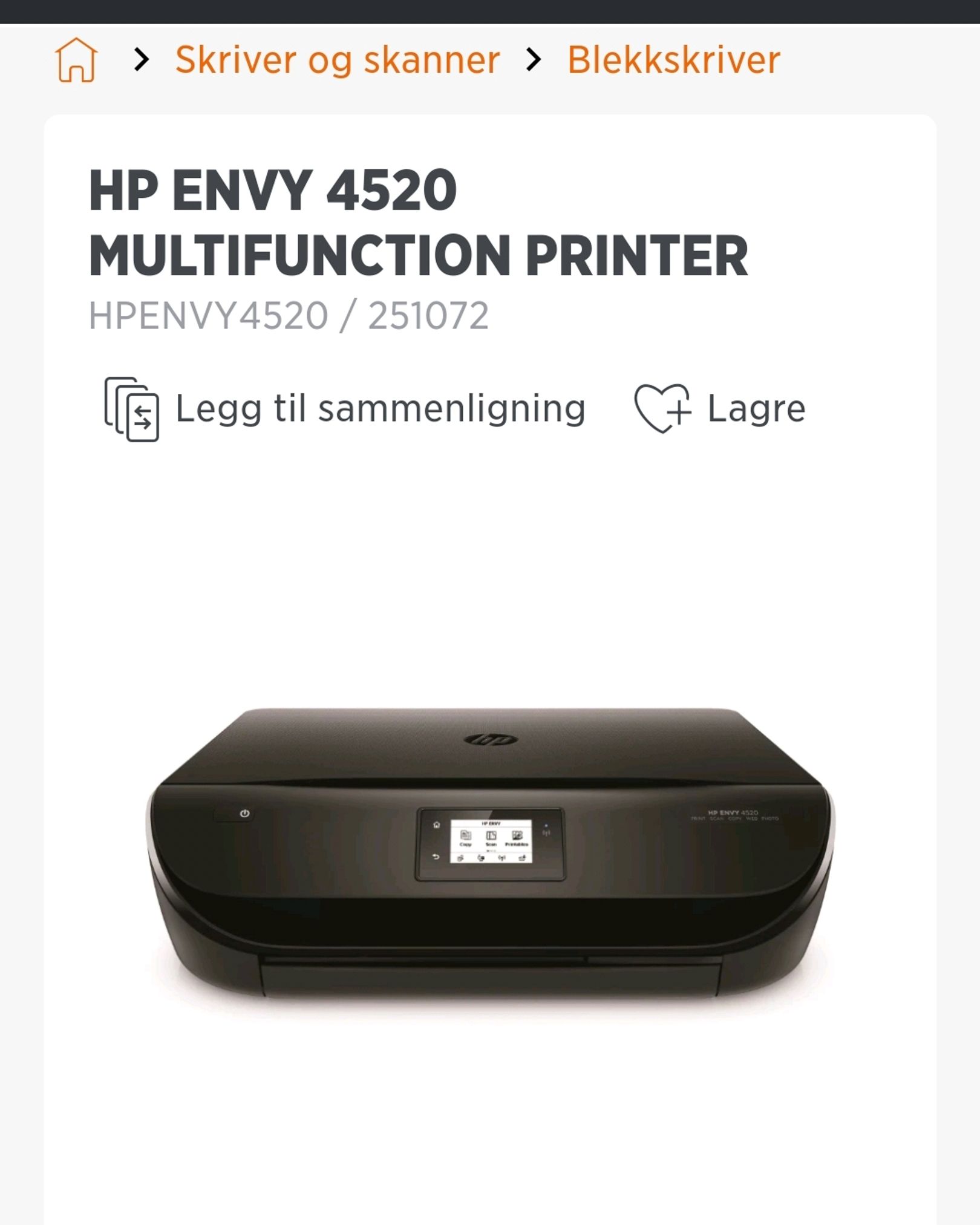 Hp Envy 4520 Printer