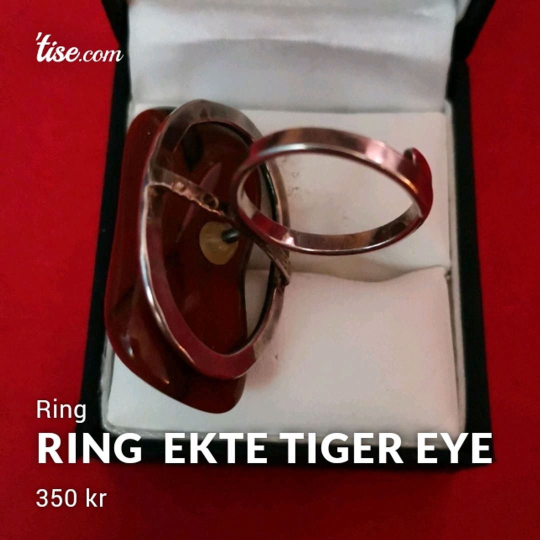 Ring  Ekte Tiger Eye