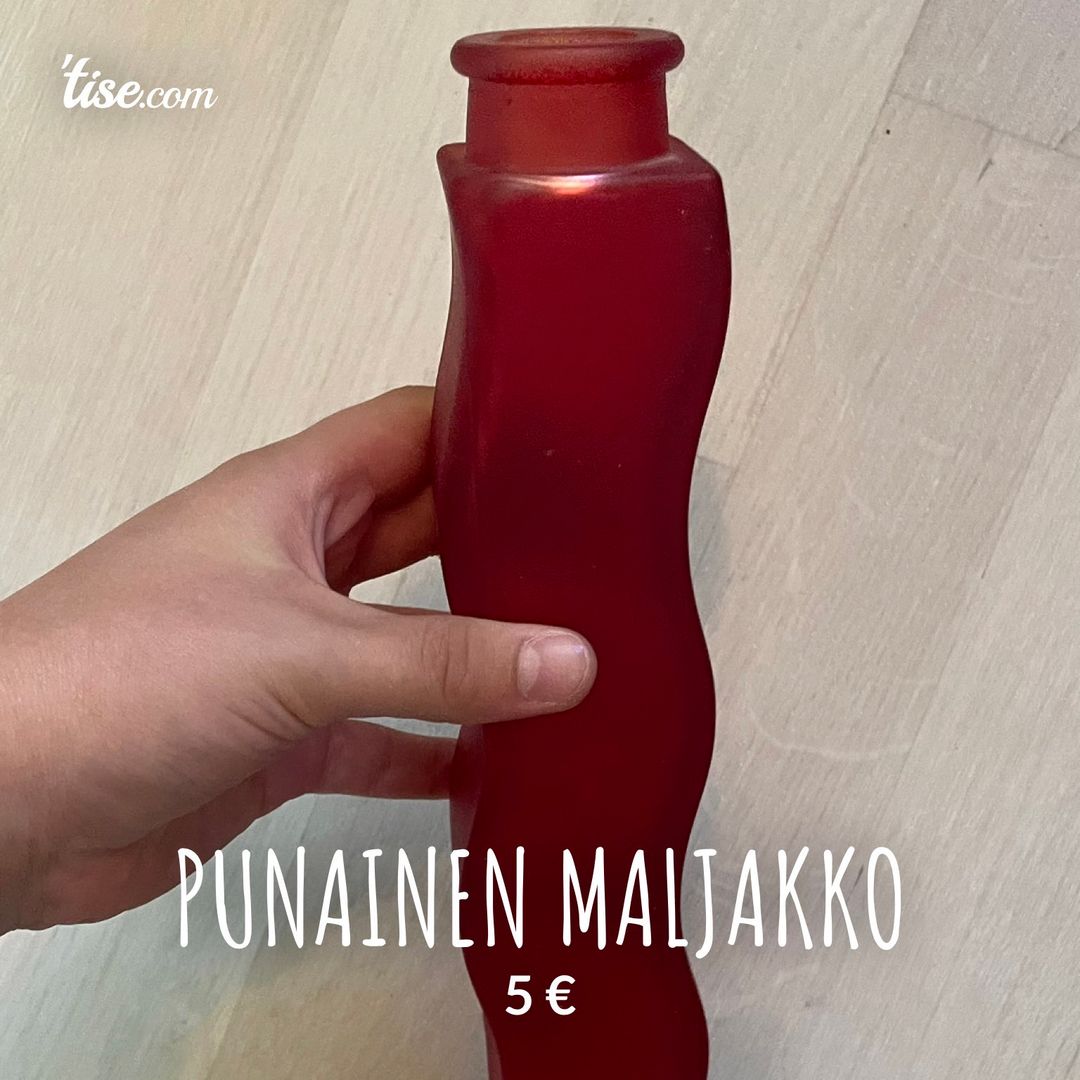 Punainen maljakko