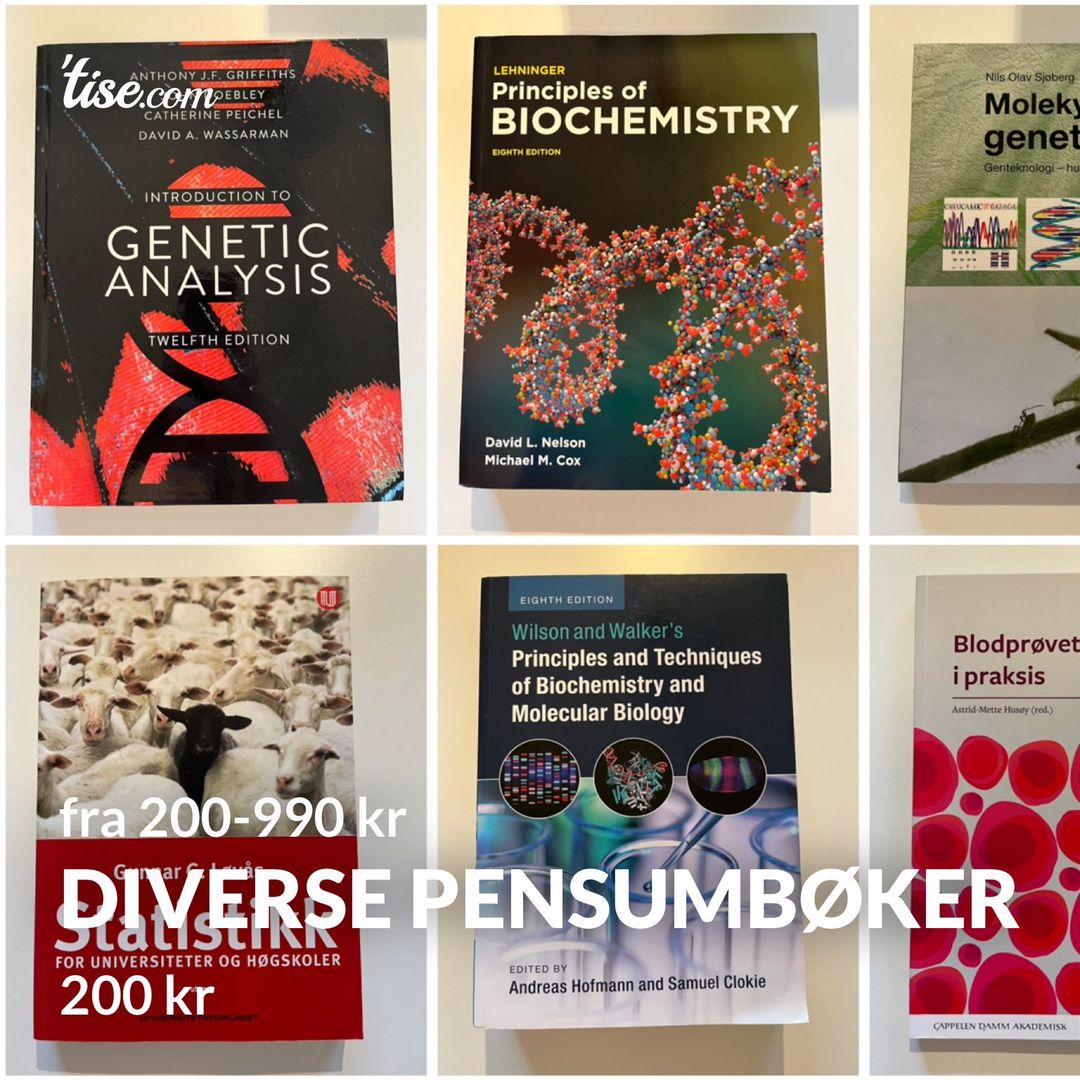 Diverse pensumbøker