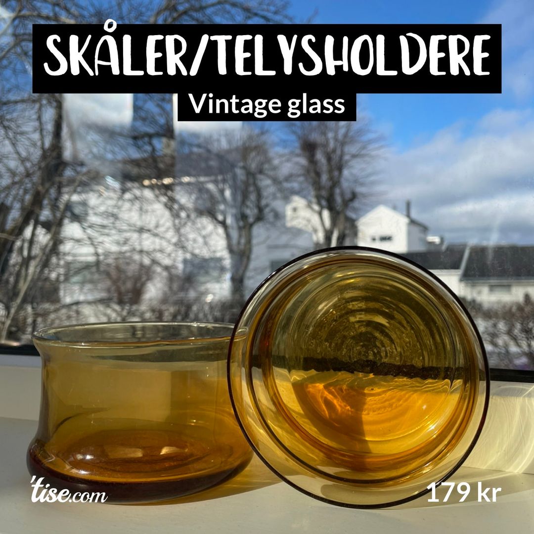 Skåler/telysholdere