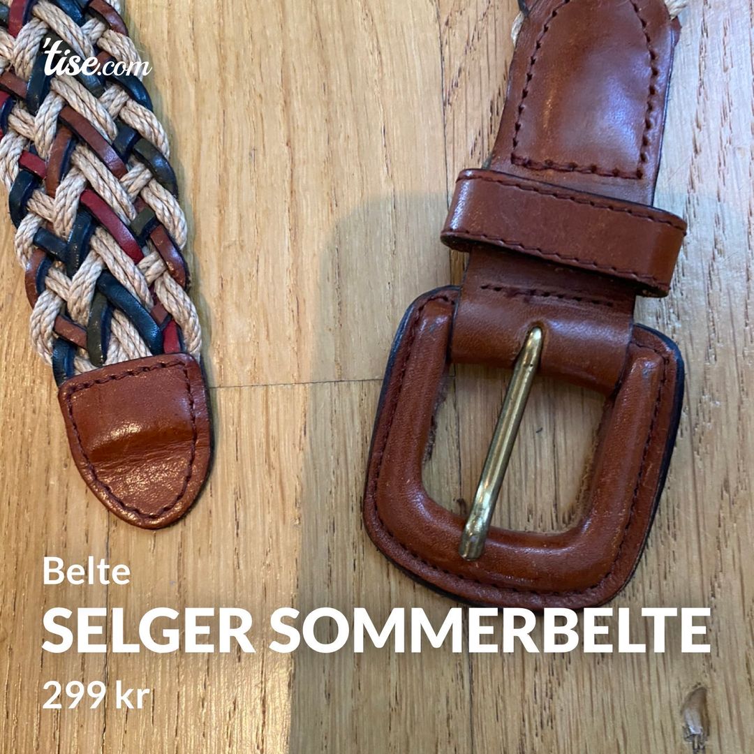 Selger sommerbelte