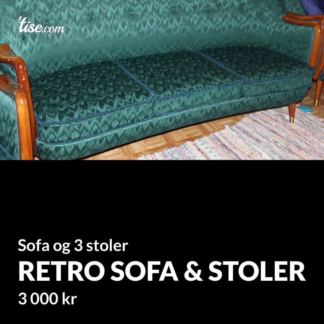 Retro sofa & stoler