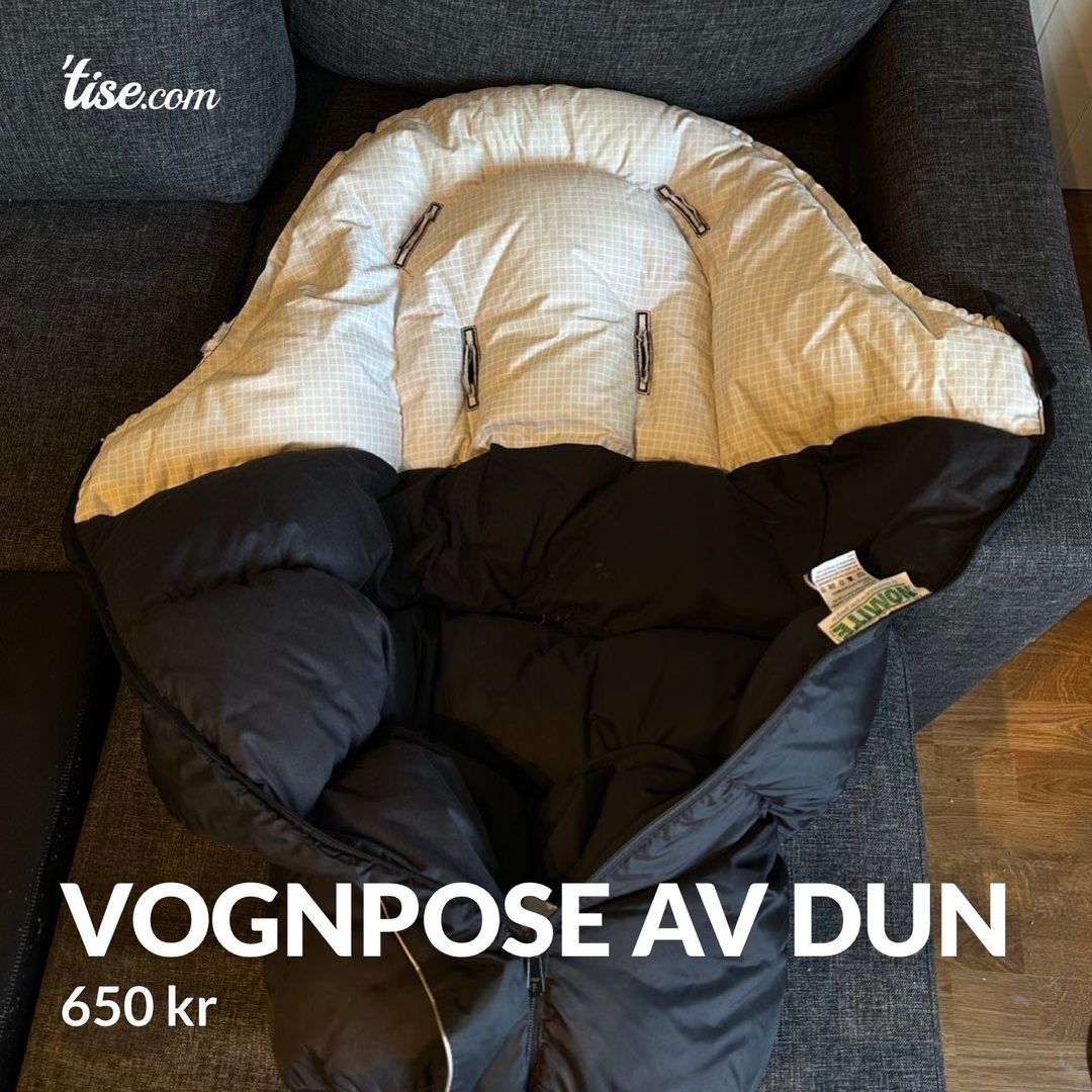 Vognpose av dun