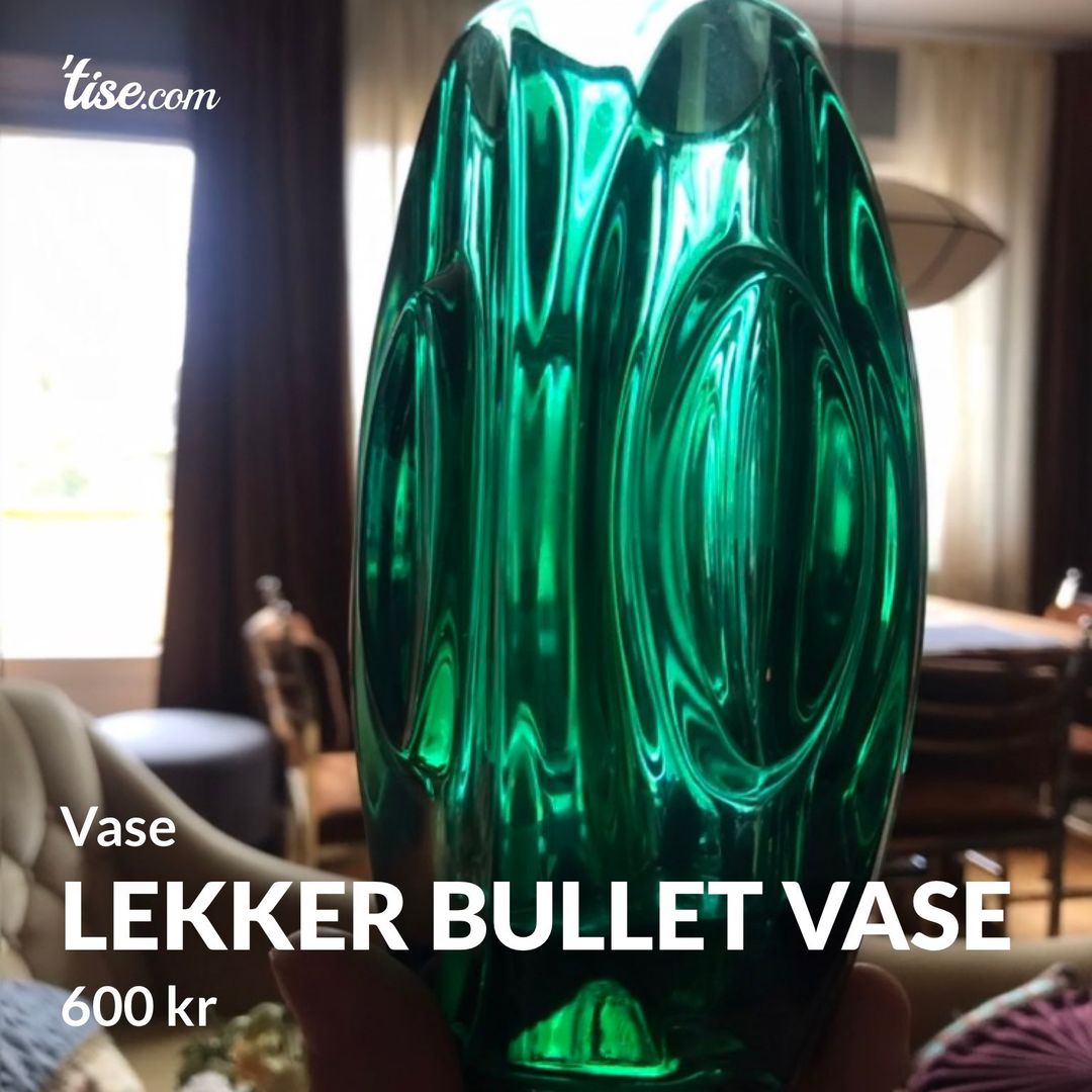 Lekker bullet vase