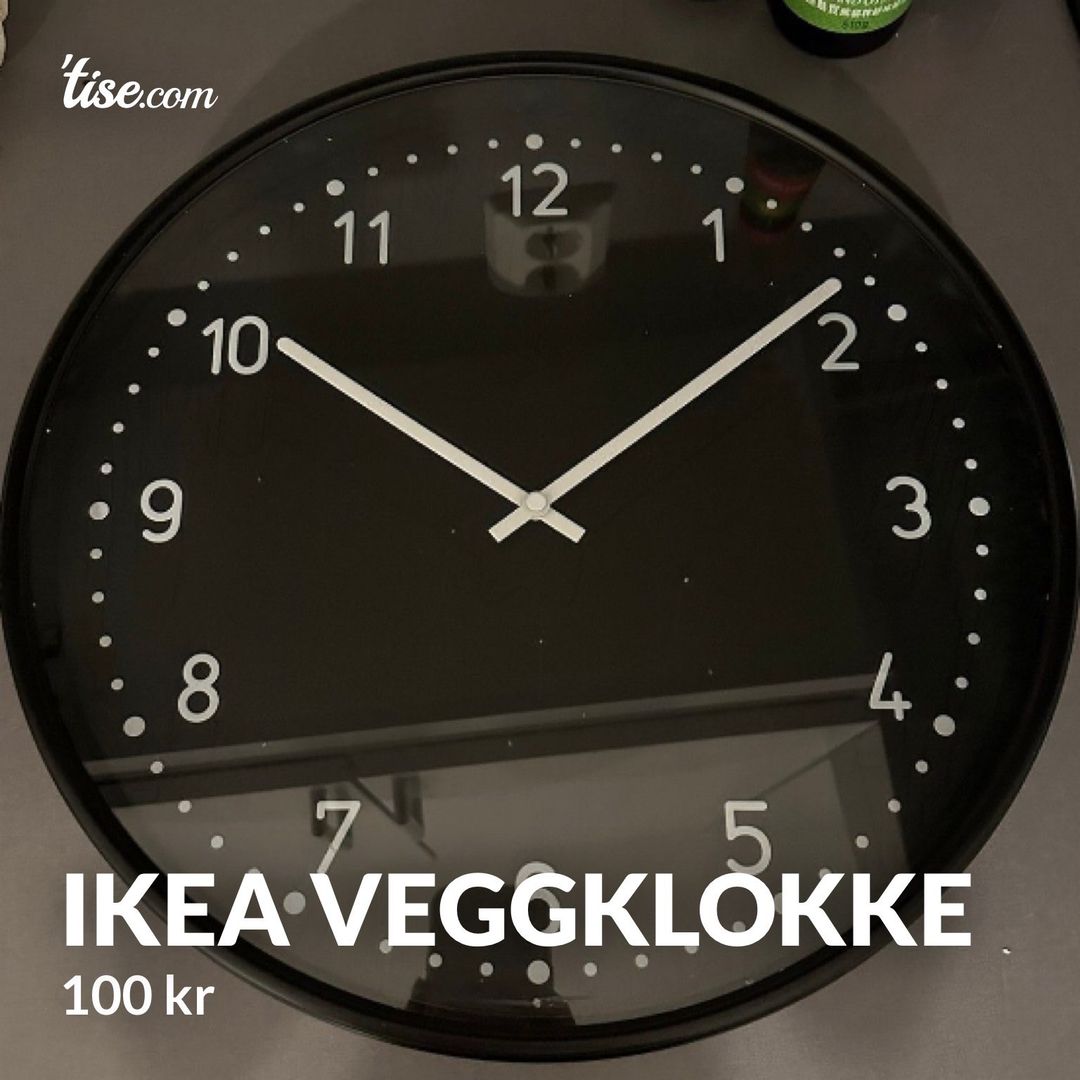 IKEA veggklokke