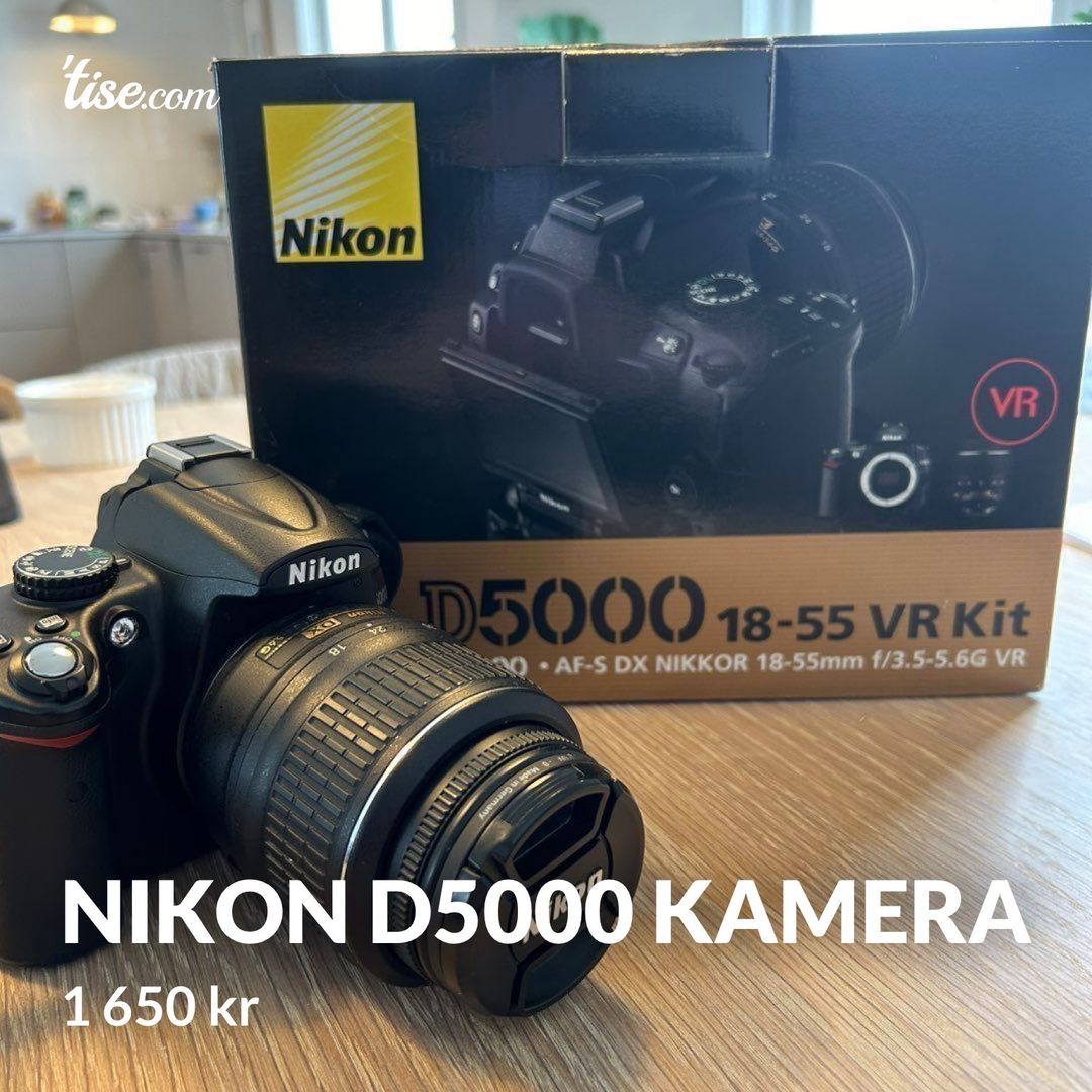 Nikon D5000 kamera
