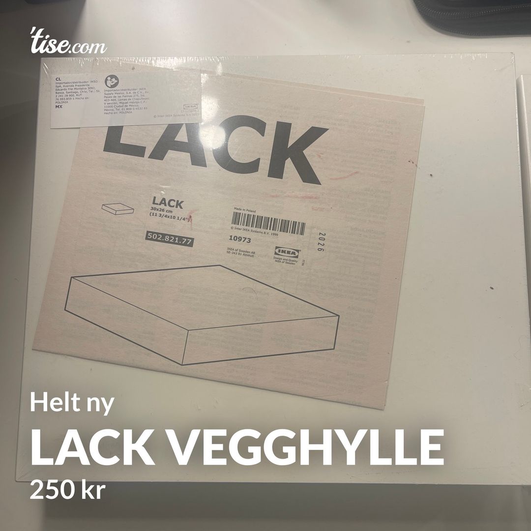 LACK vegghylle