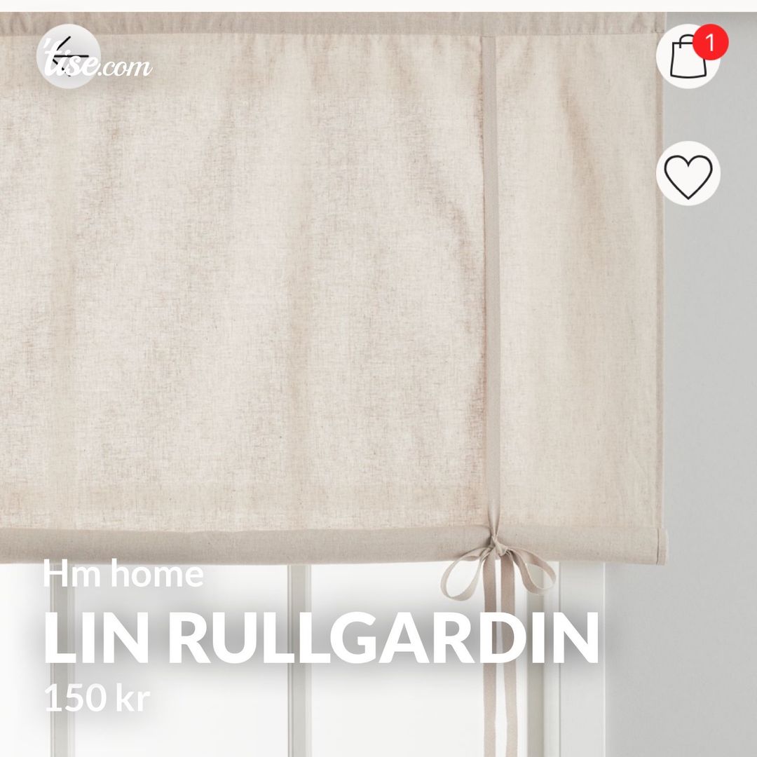 Lin rullgardin