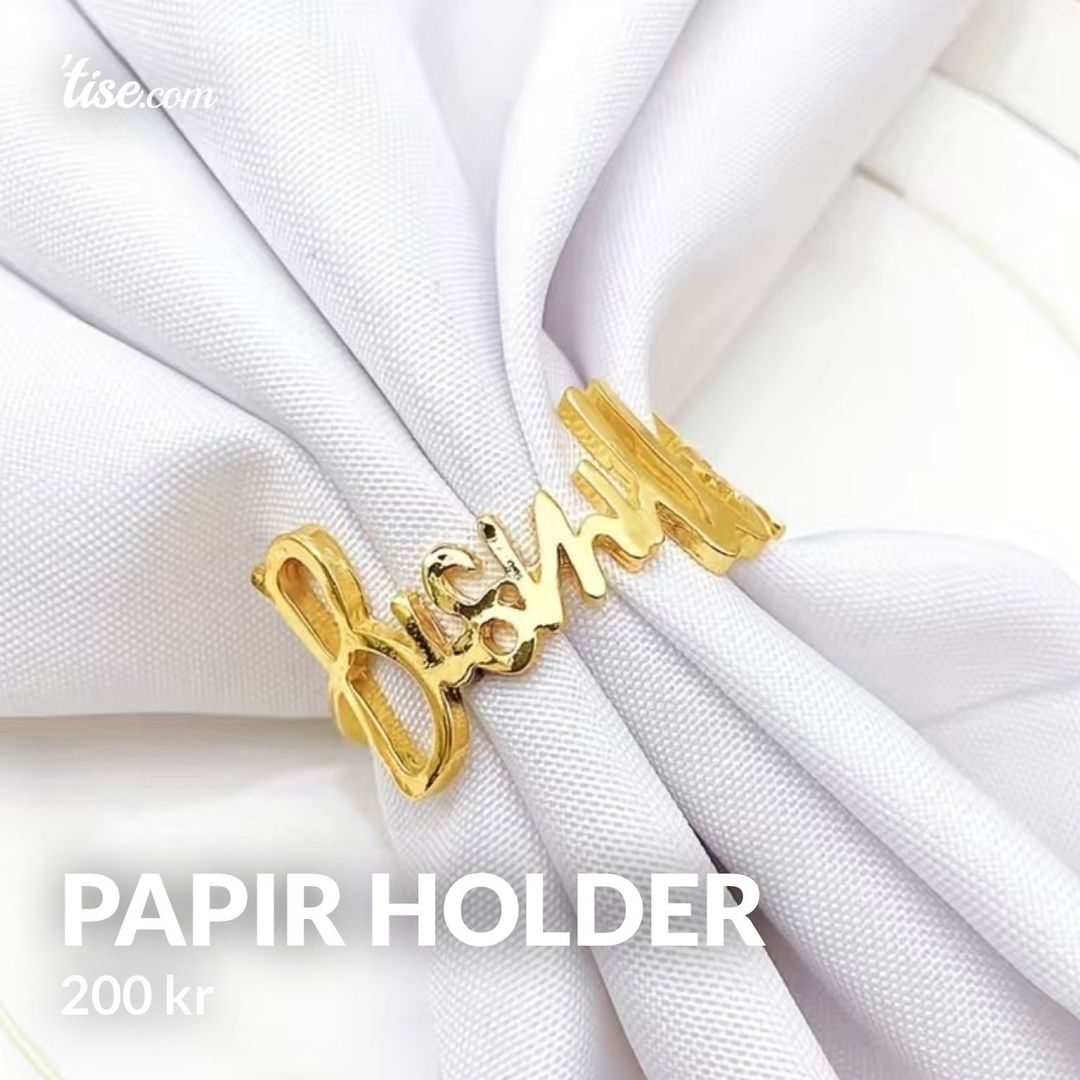 Papir holder