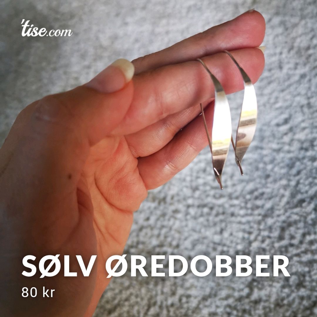 Sølv Øredobber