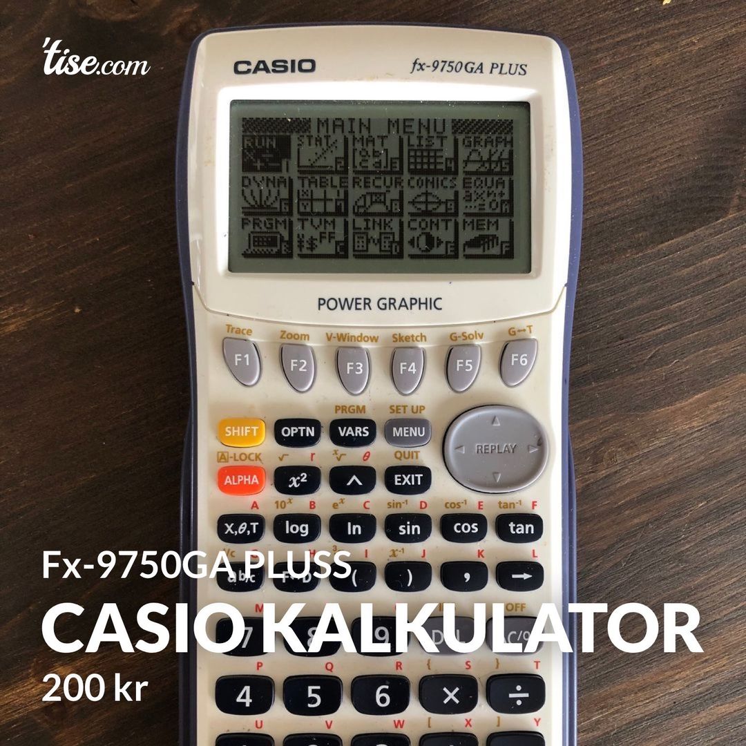 CASIO kalkulator