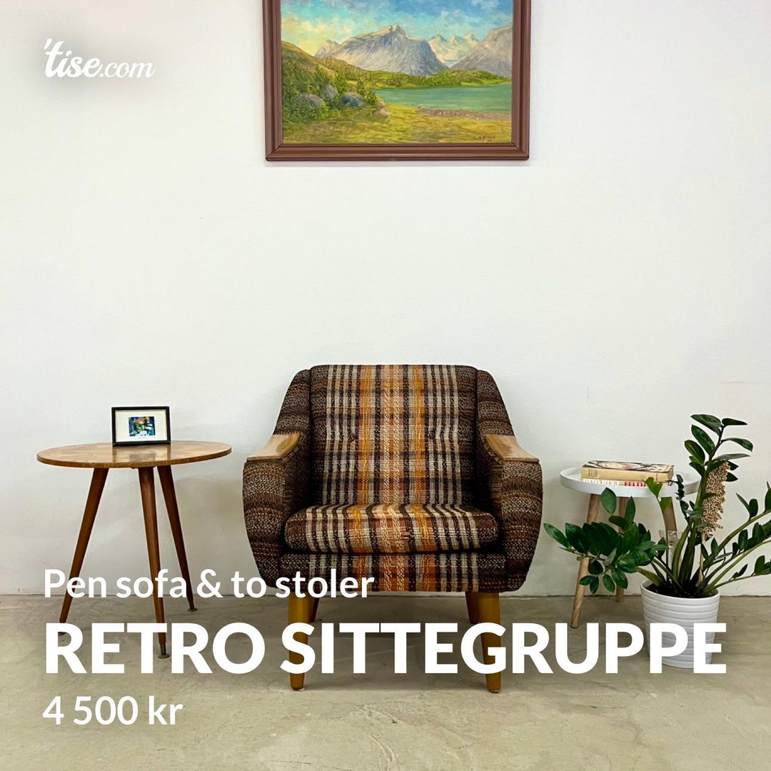 Retro sittegruppe