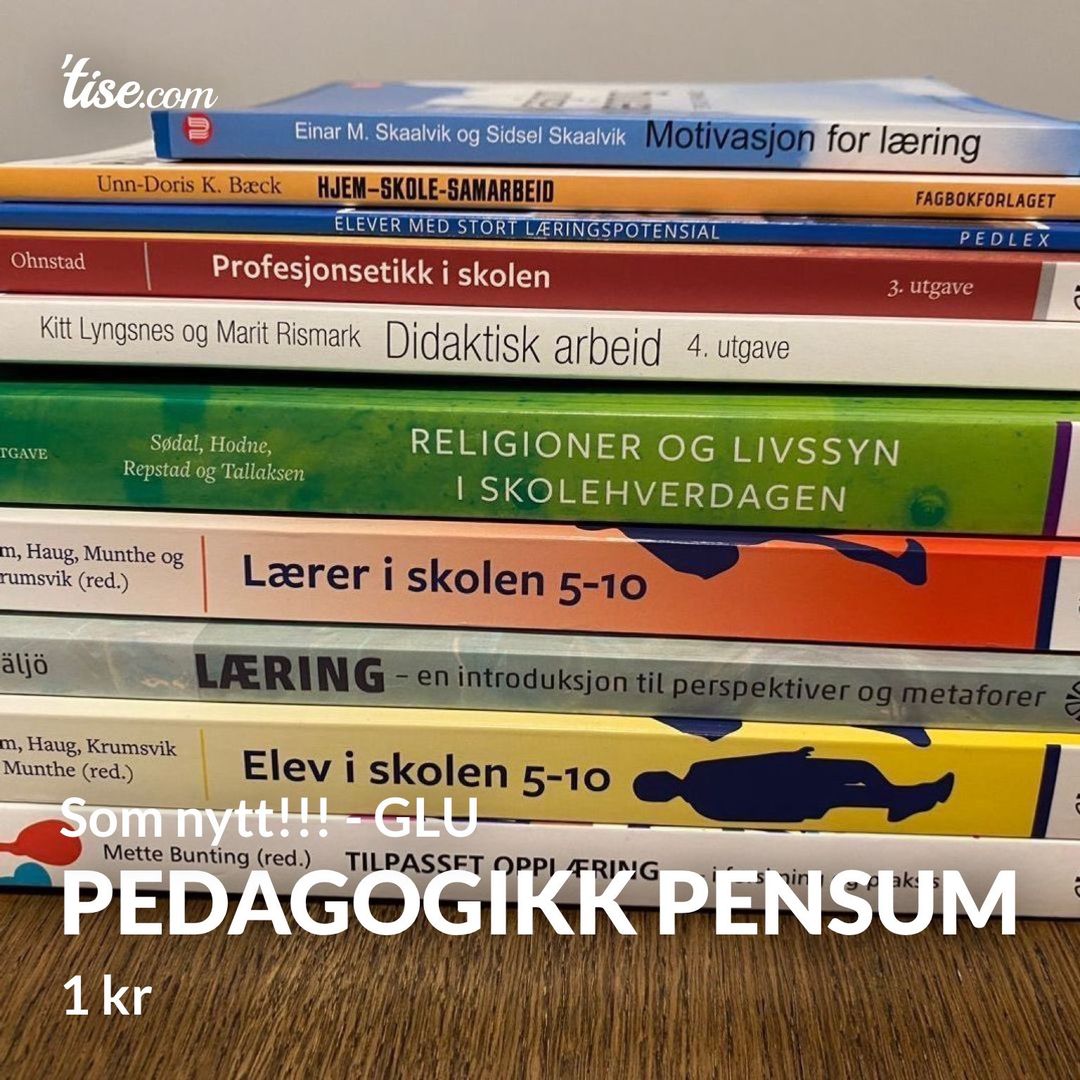 Pedagogikk pensum