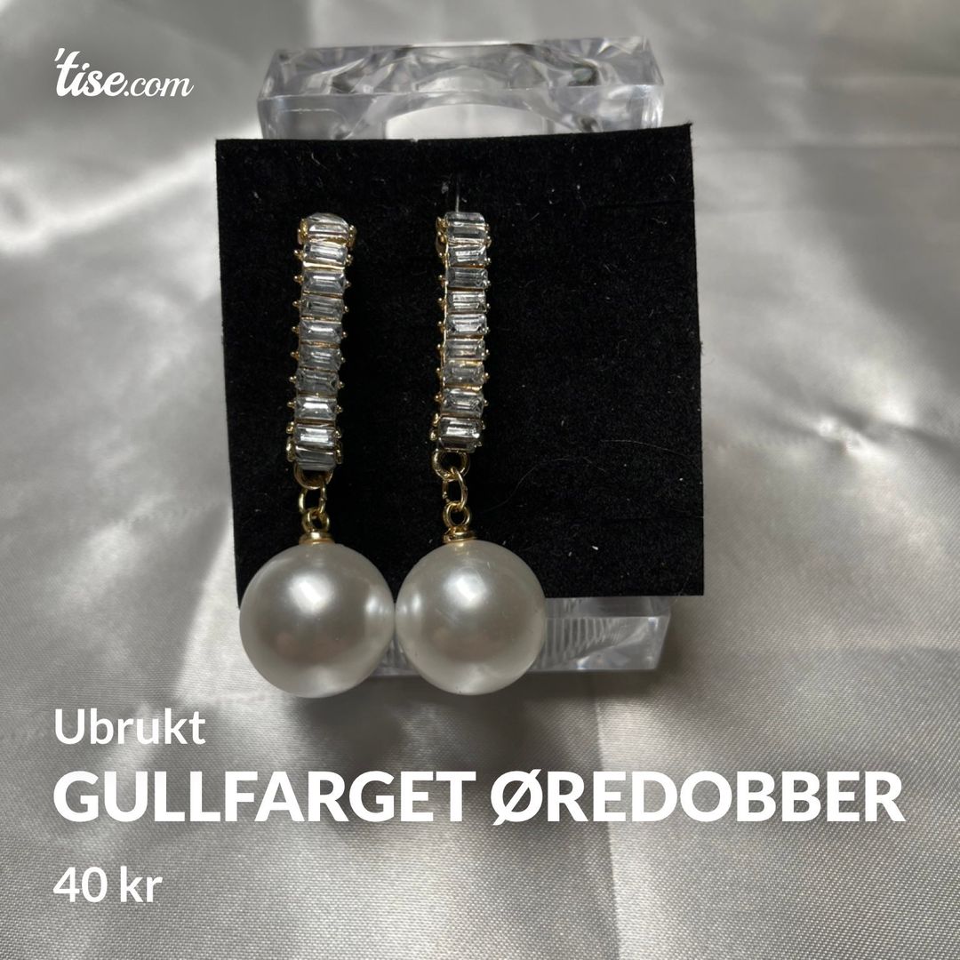 GULLFARGET ØREDOBBER