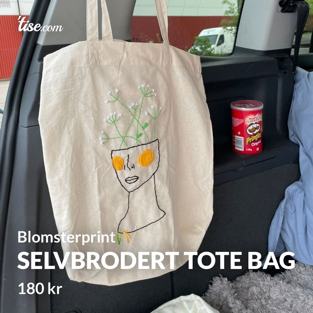 Selvbrodert Tote Bag