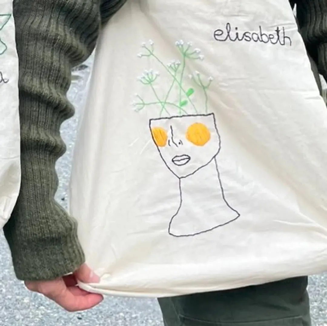 Selvbrodert Tote Bag