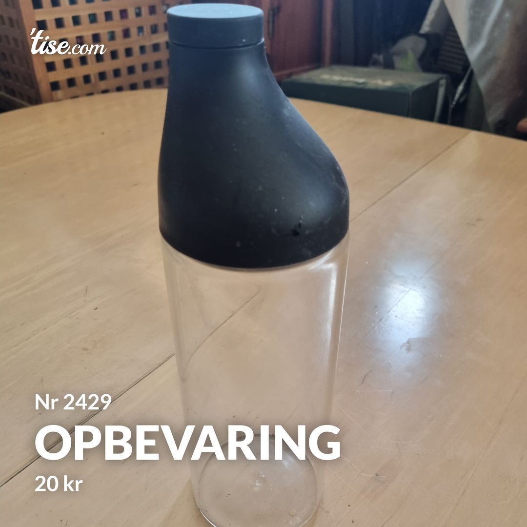 Opbevaring