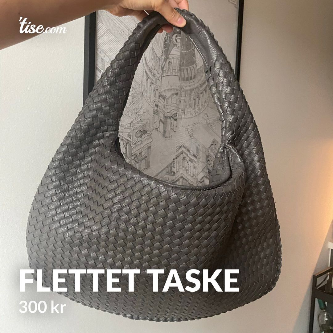 Flettet taske