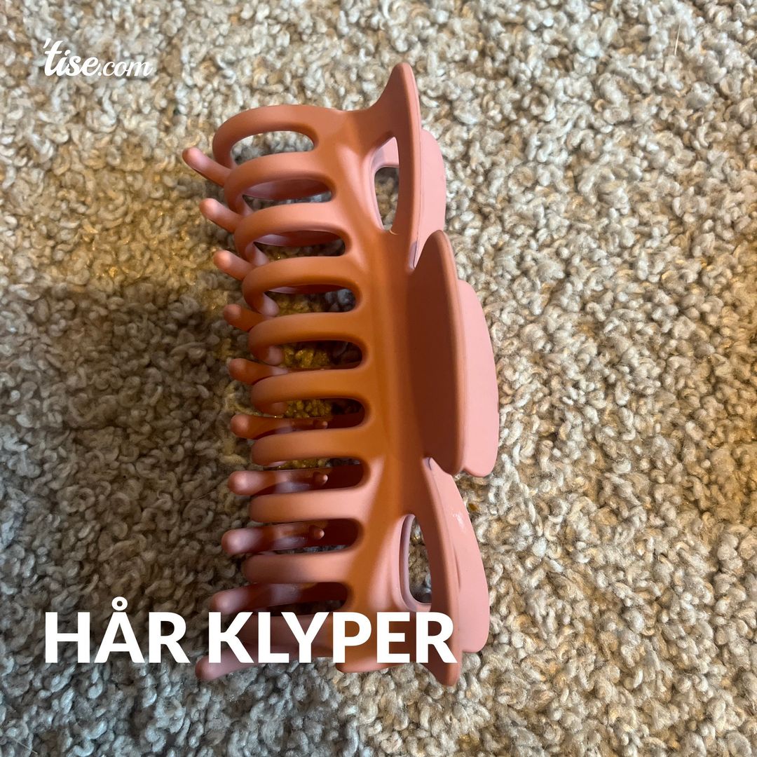 Hår klyper