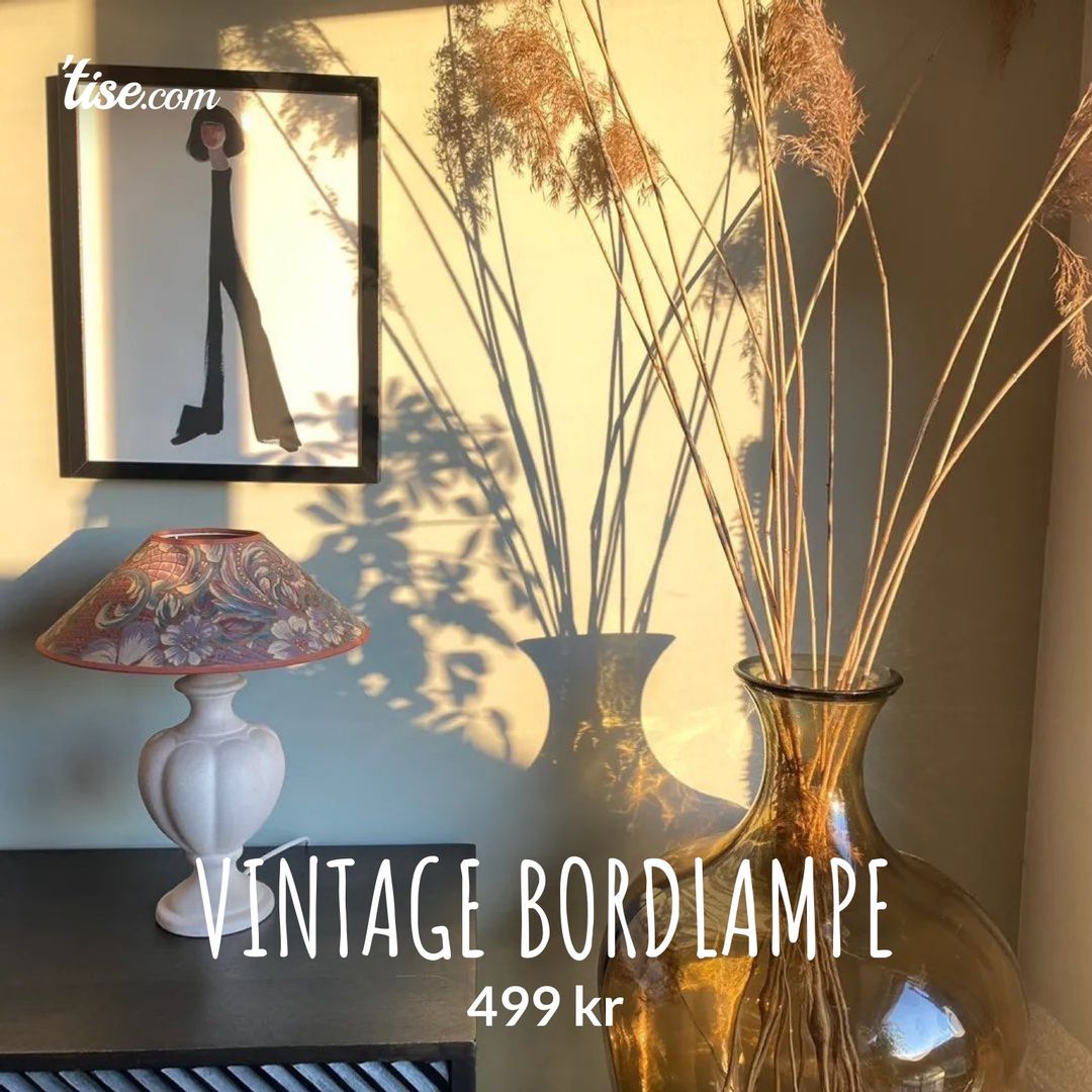 Vintage bordlampe