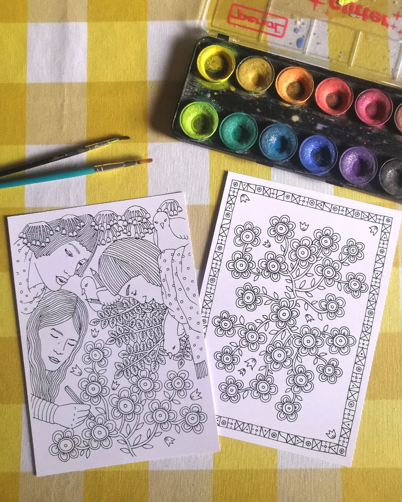 Coloring Card Bundle