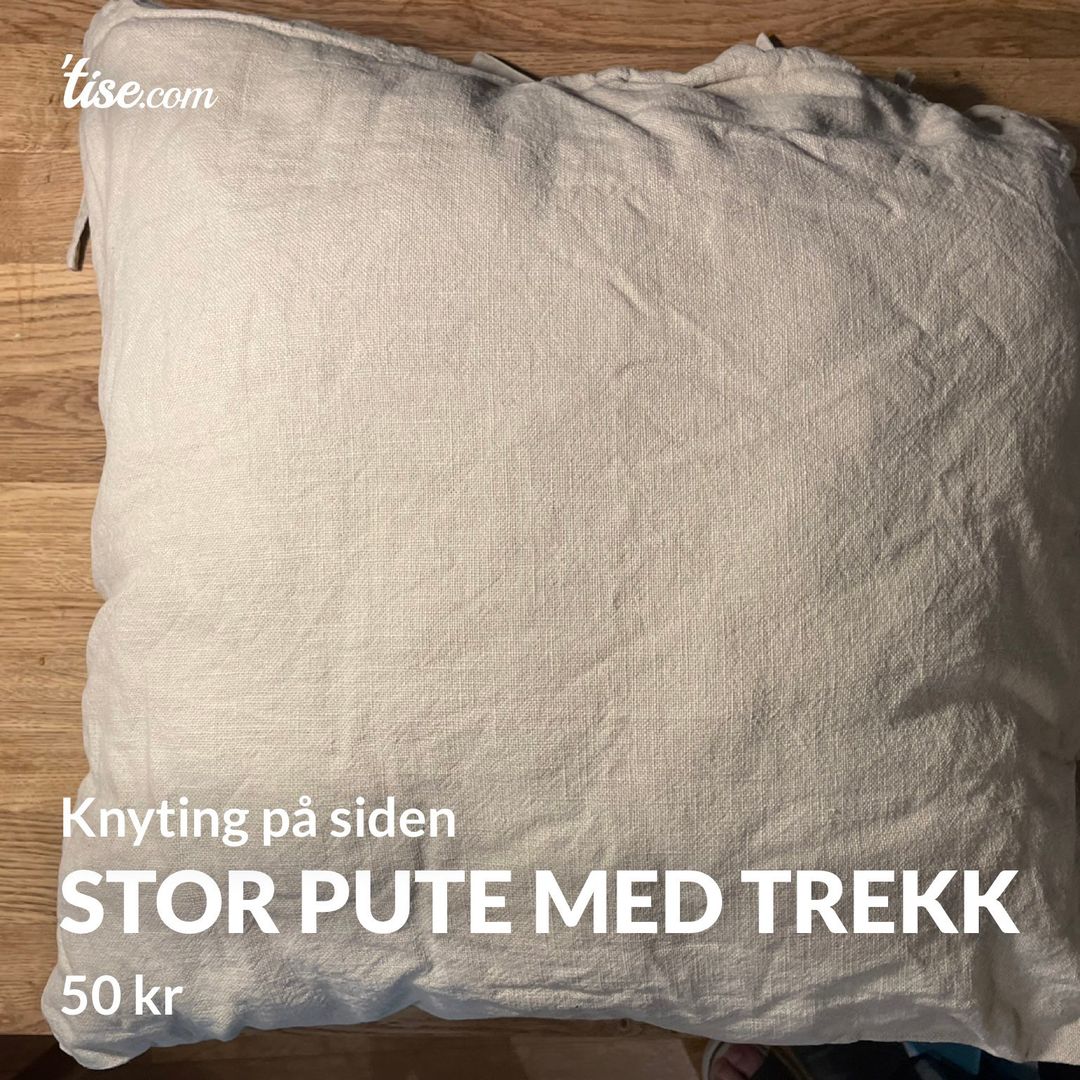 Stor pute med trekk