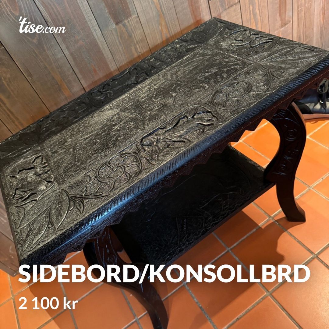 Sidebord/konsollbrd