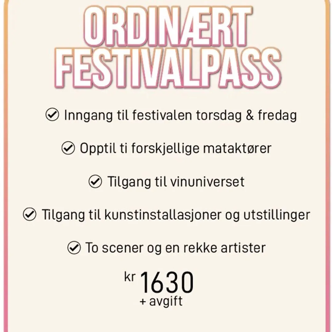 2 FOMA Festivalpass