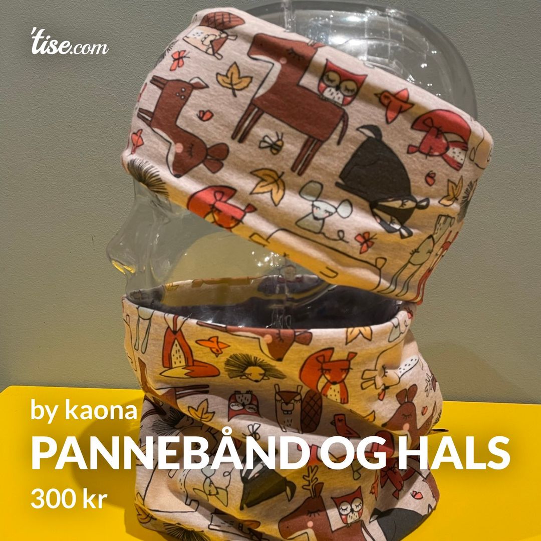 Pannebånd og hals