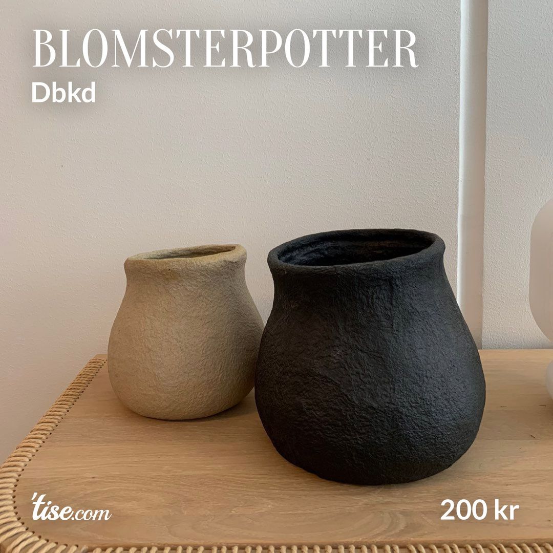 Blomsterpotter