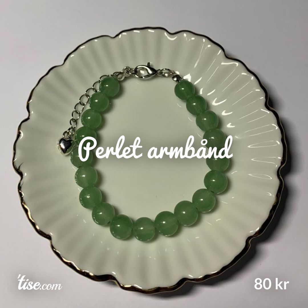 Perlet armbånd