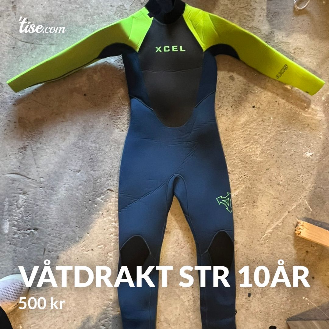 Våtdrakt str 10år