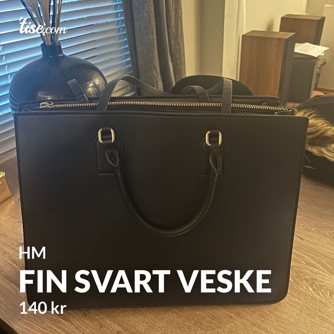 Fin svart veske