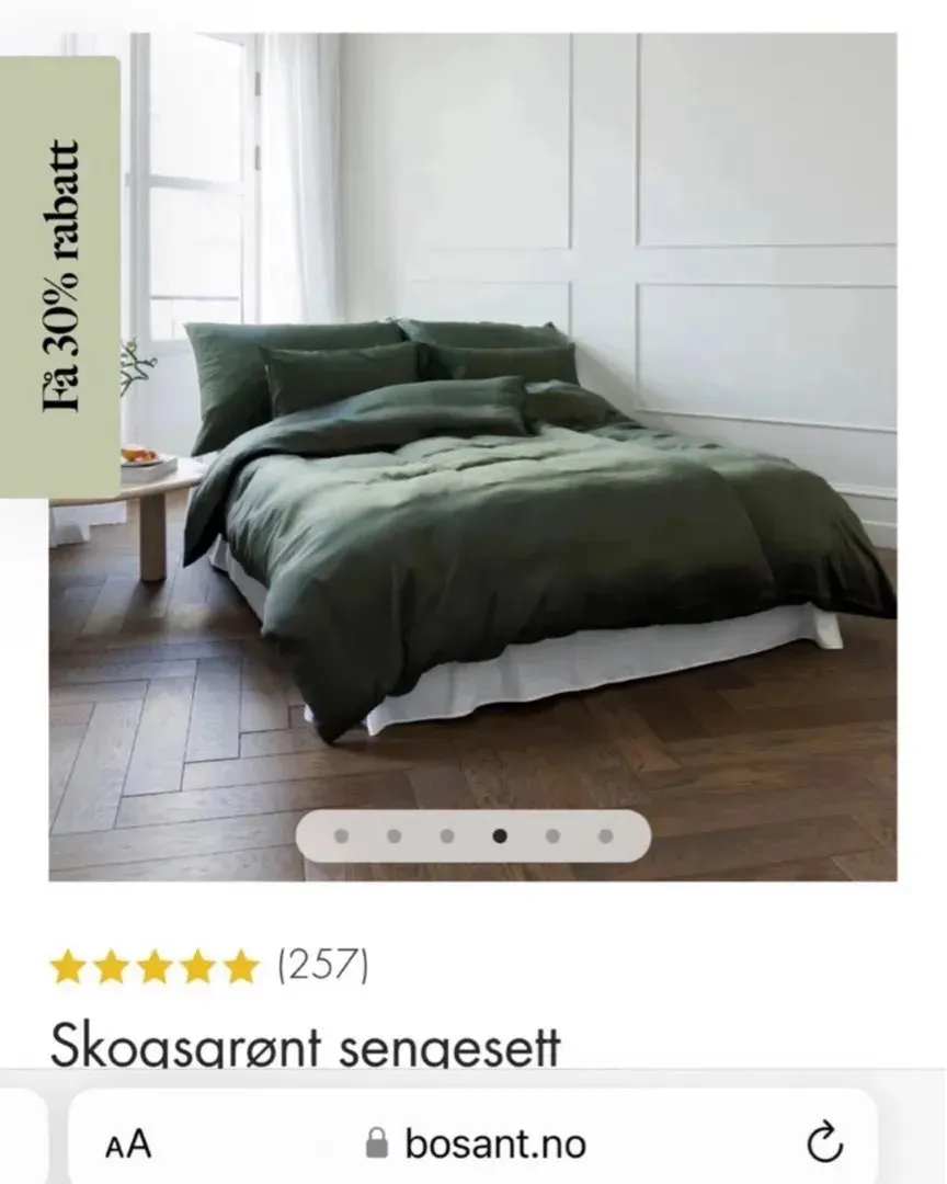 Bosant sengetøy 2stk