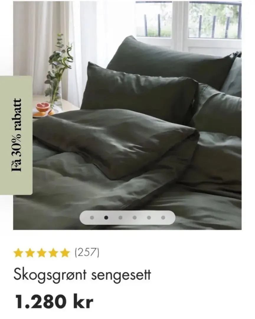 Bosant sengetøy 2stk