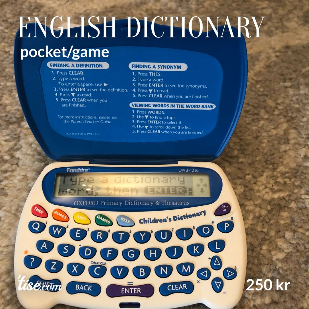 english Dictionary