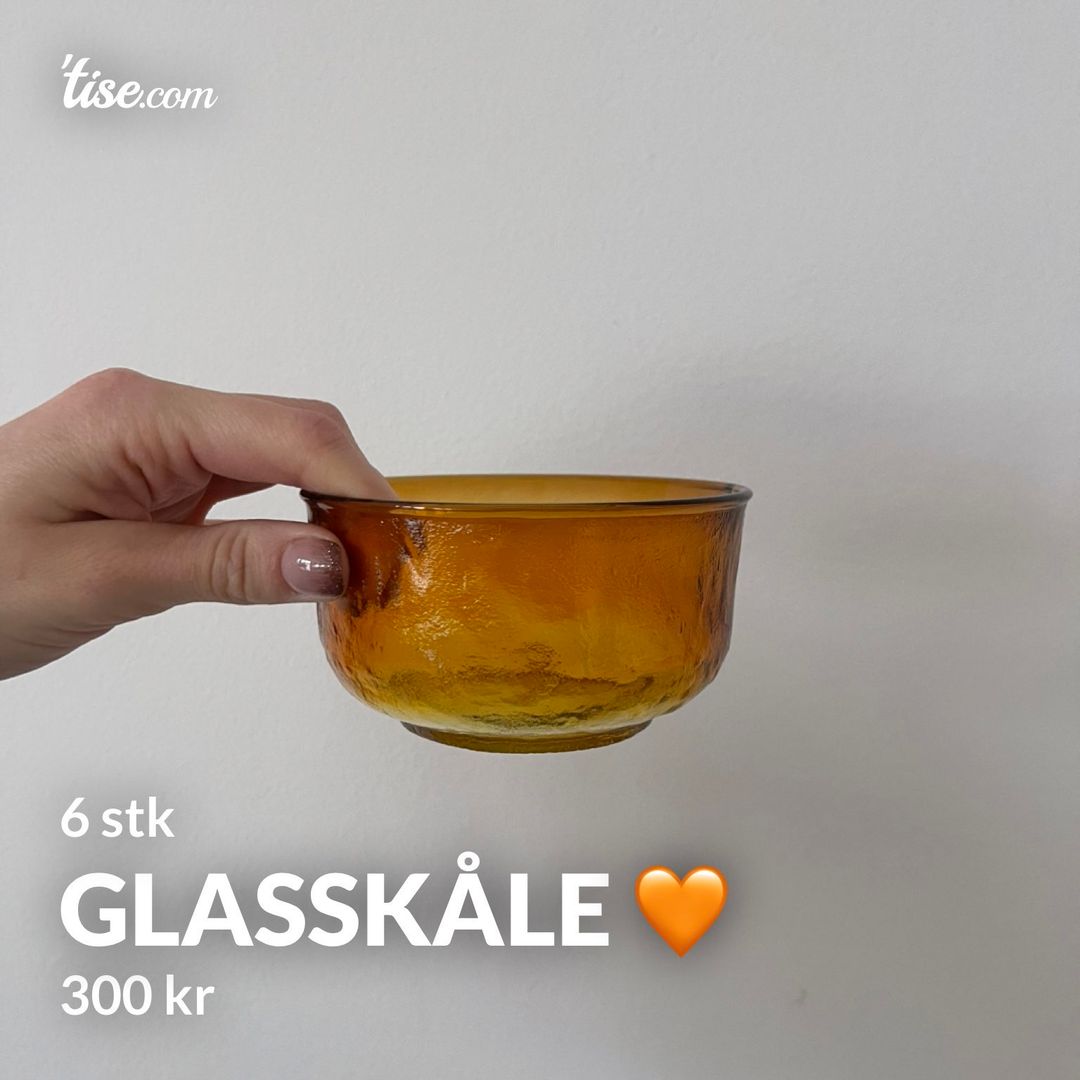 Glasskåle 🧡