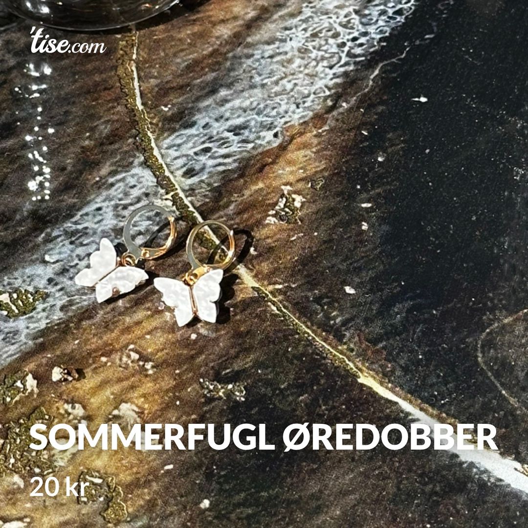 Sommerfugl øredobber