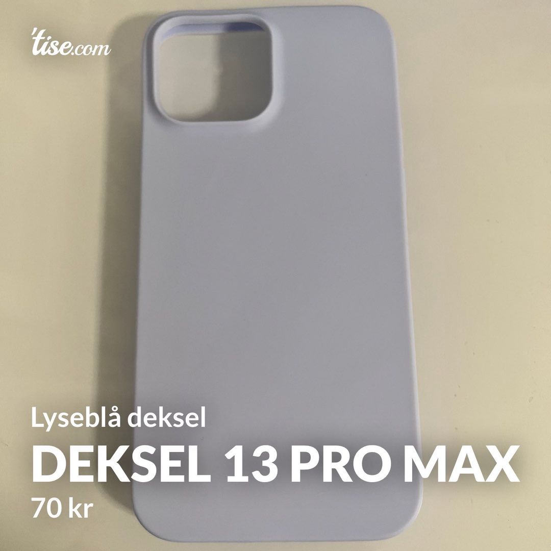 Deksel 13 Pro Max