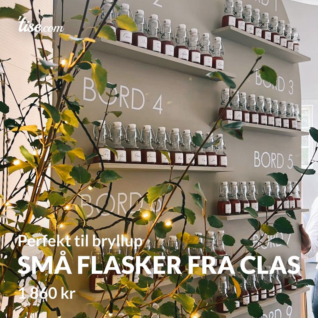 Små flasker fra Clas