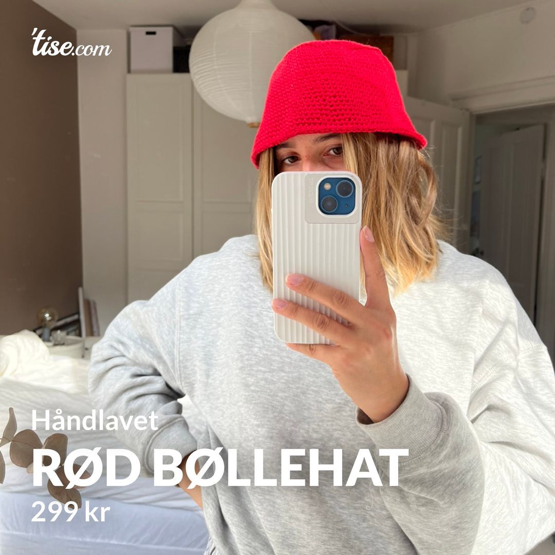 Rød bøllehat