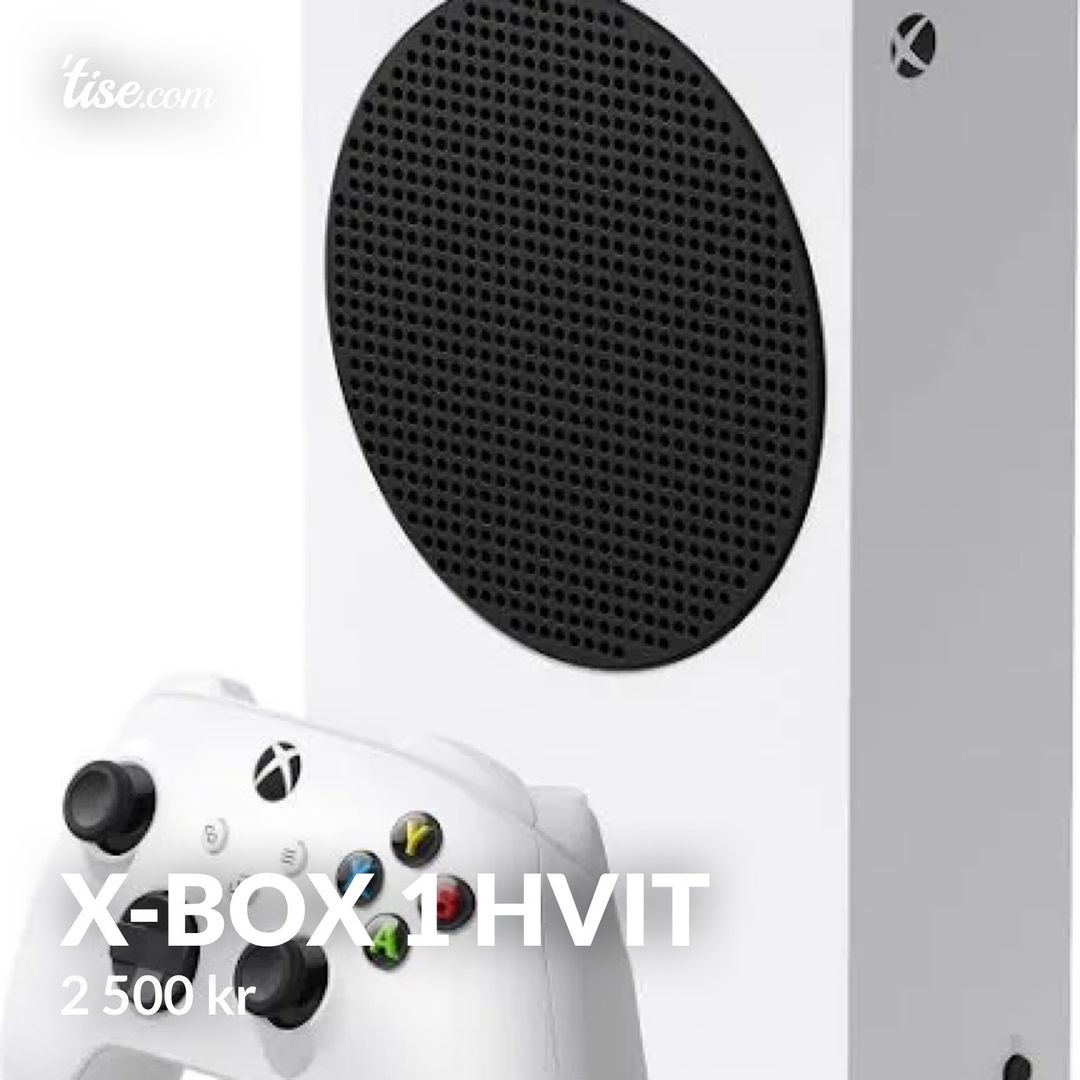 X-box 1 hvit