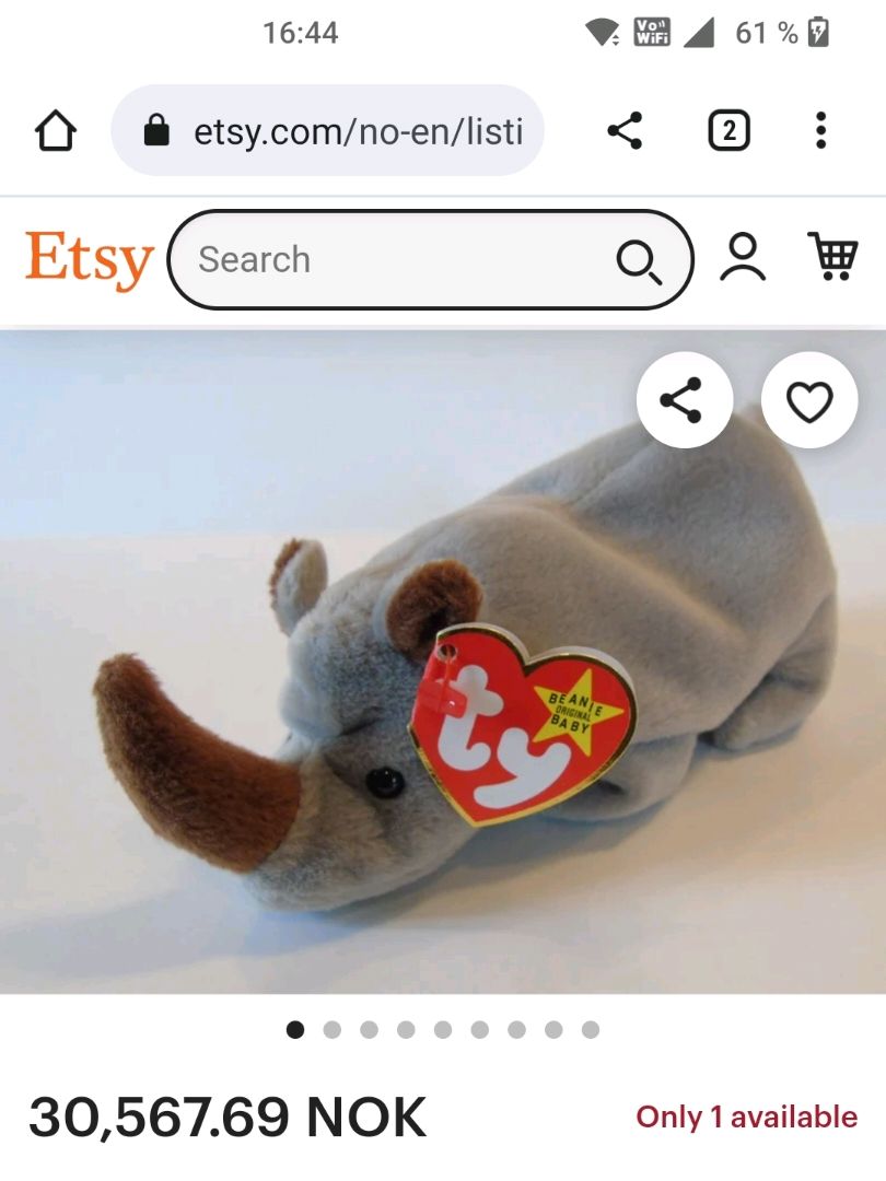 Spike Beanie Baby