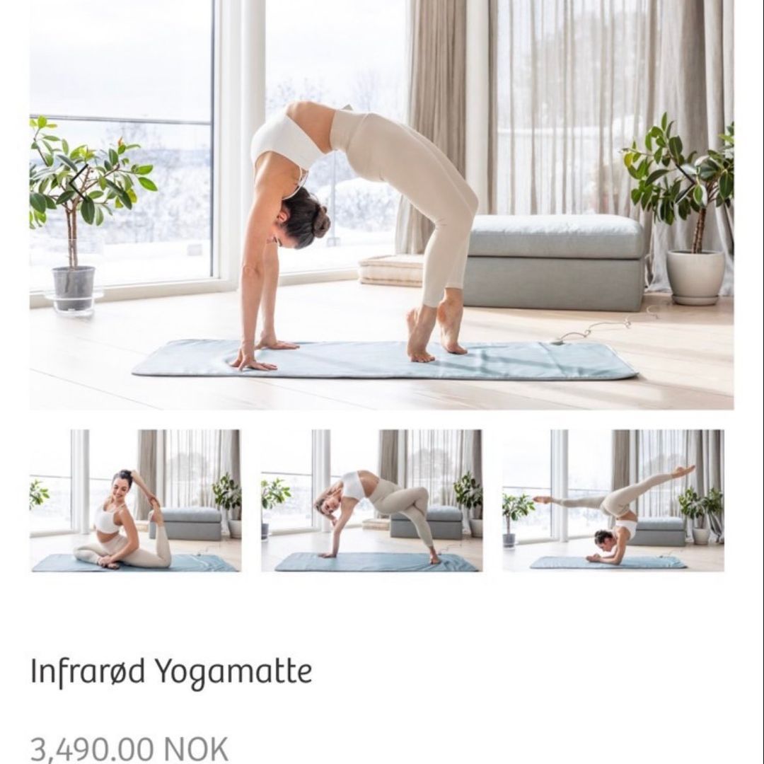 Infrarød yogamatte