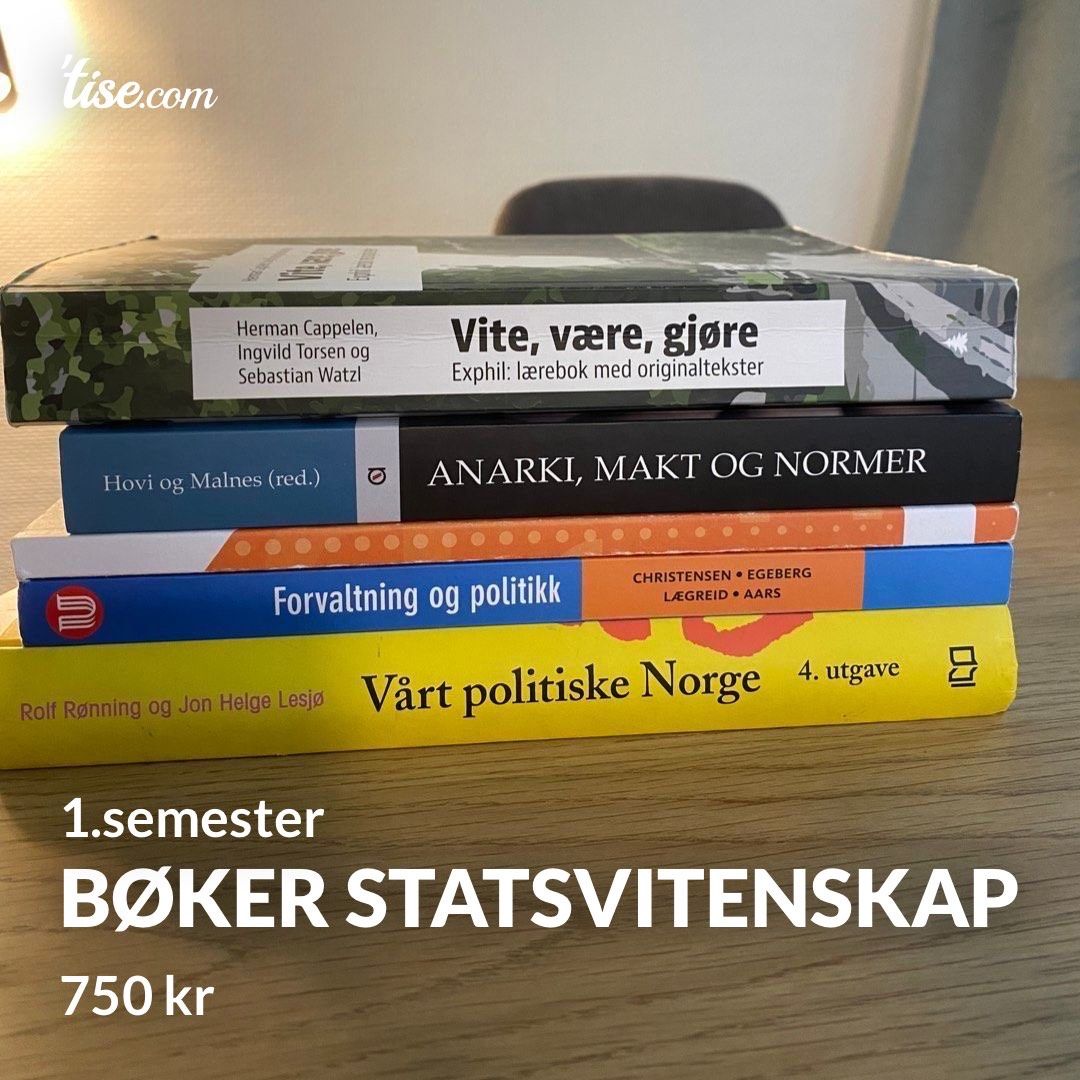 Bøker statsvitenskap