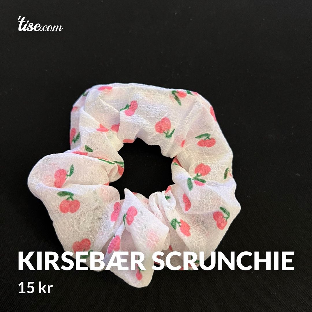 Kirsebær scrunchie