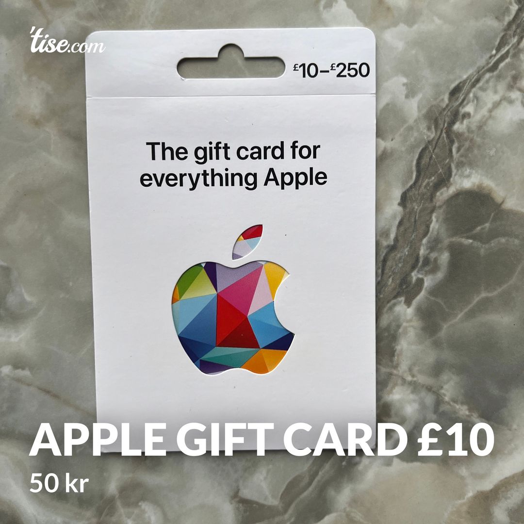 Apple Gift Card £10