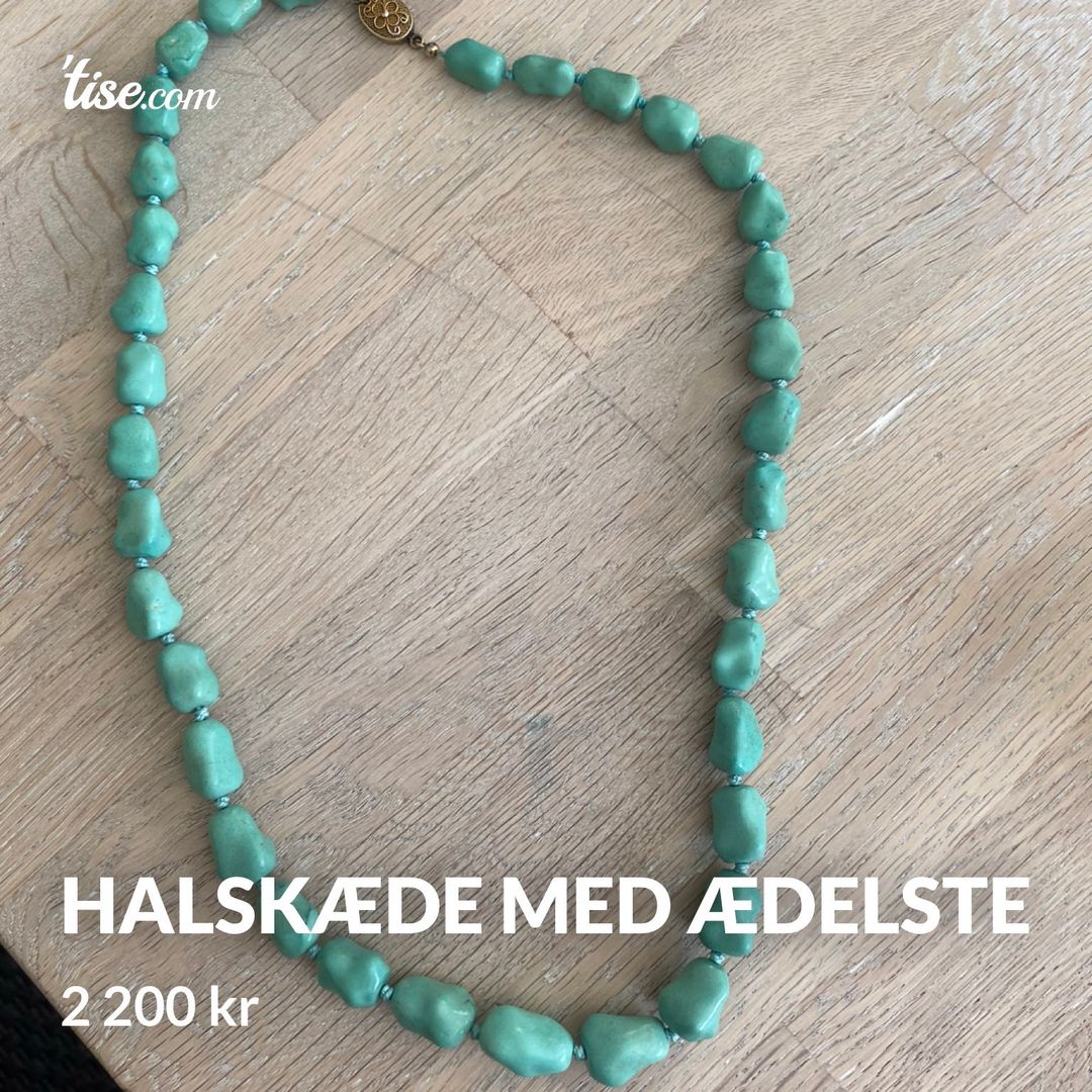 Halskæde med ædelste